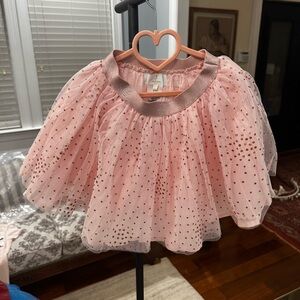 Jacadi Pink Shimmer Tulle Dress for Girls - Size: 6 years